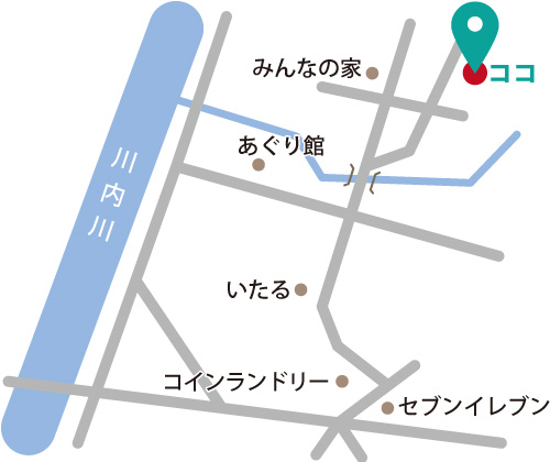 相火堂はりニック周辺地図